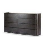 Greer 8 Drawer Dresser - Smoked Black Sungkai | shipping 10/10/2026