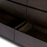 Greer 8 Drawer Dresser - Smoked Black Sungkai | shipping 10/10/2026