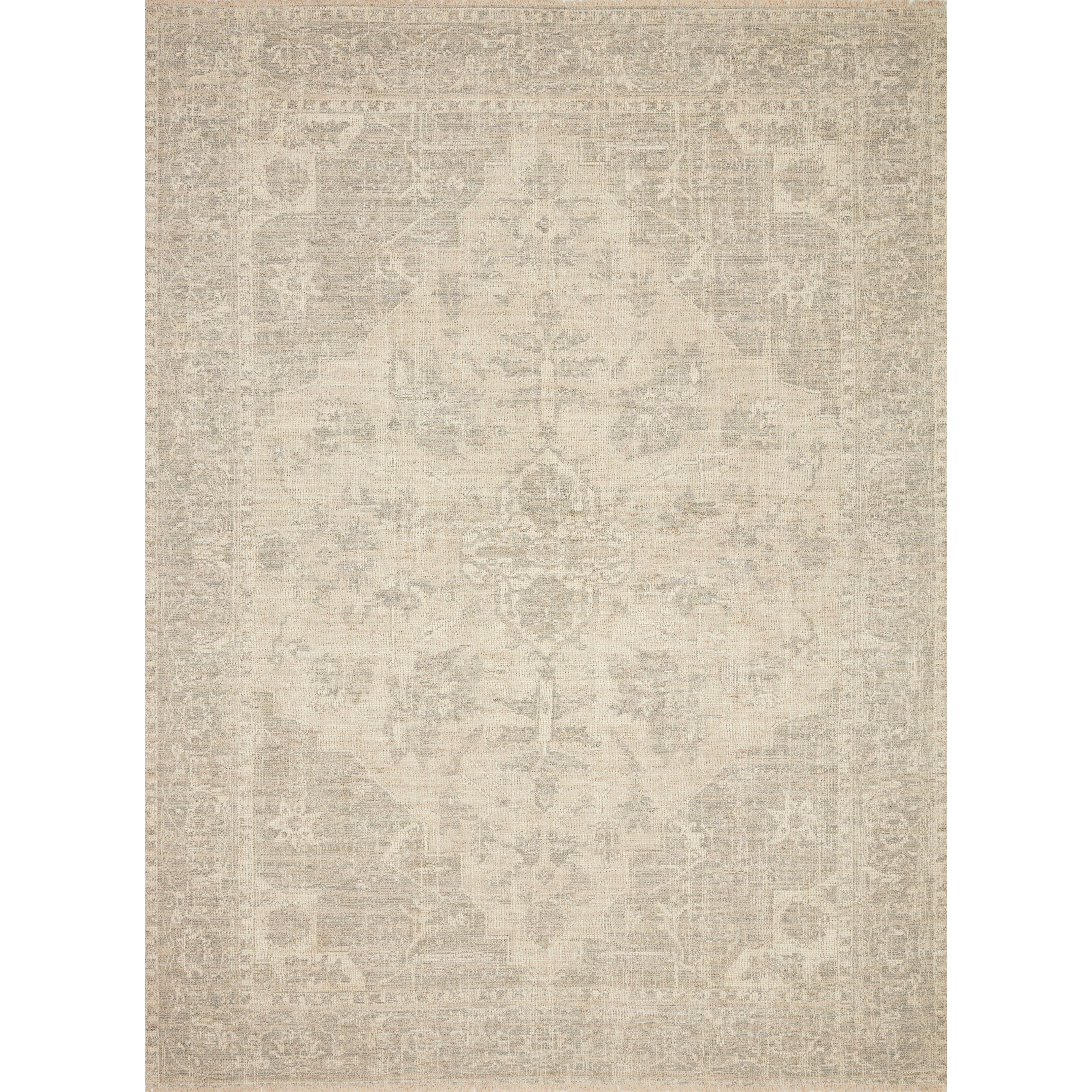 Featuring Priya Ivory / Grey Rug by Loloi at Amethyst Home. Hand-woven by skilled artisans, the Priya Ivory / Grey Area Rug from Loloi offers beautiful tonal designs accentuated by a carefully curated color palette. Delicate yet strong, Priya is an instant classic made for today's home.

Hand Woven51% Cotton | 29% Polyester | 12% Viscose | 8% Wool

Clean.  Amethyst Home provides interior design, new home construction design consulting, vintage area rugs, and lighting in the Los Angeles metro area.