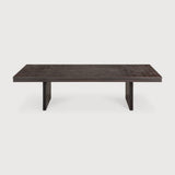 Grooves Coffee Table - Teak Off Black