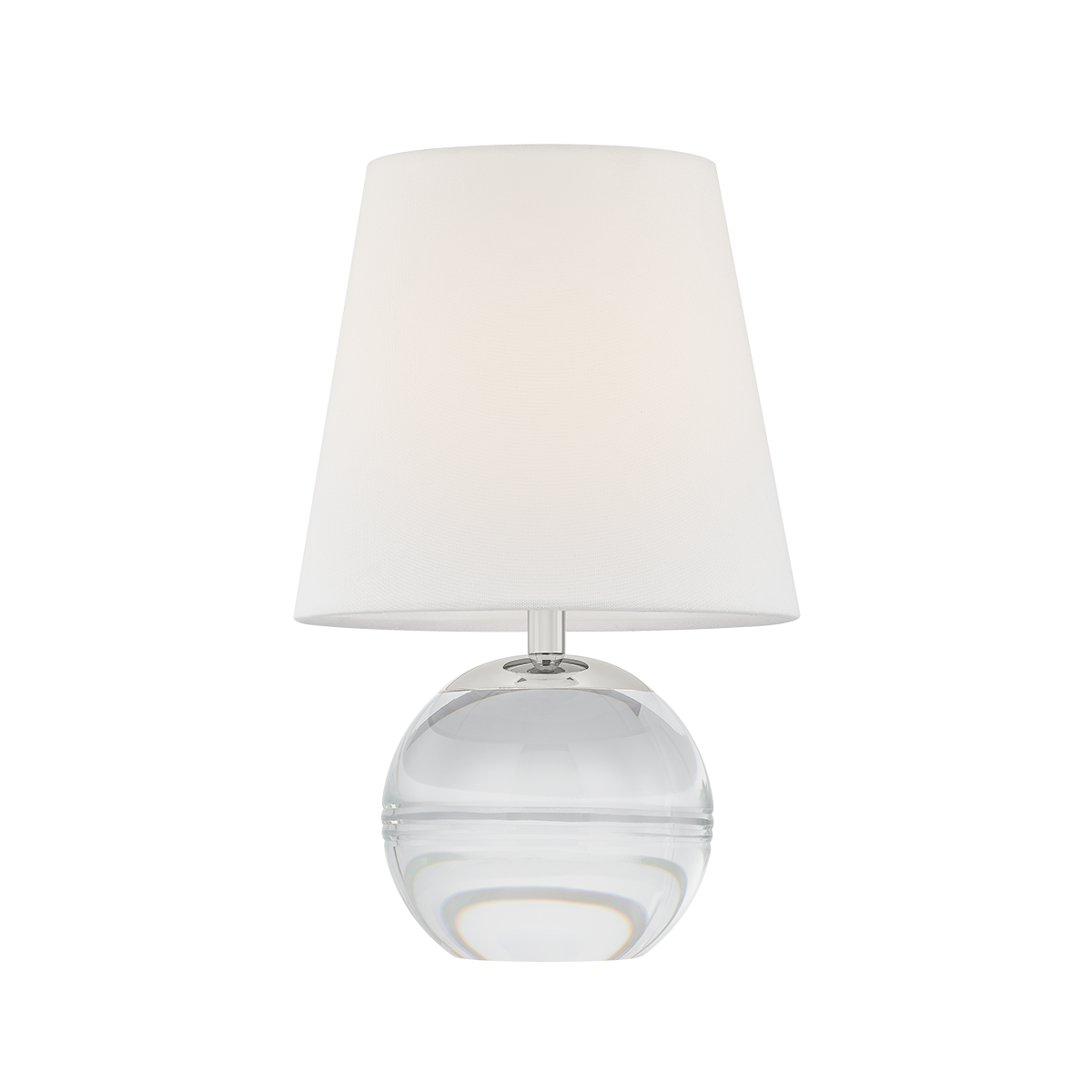 Nicole Rechargeable Table Lamp - Polished Nickel | ready to ship!