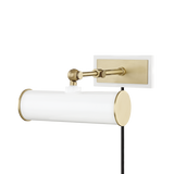 Holly Plug-In Picture Light - Aged Brass/Soft Off White | ready to ship!