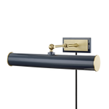 Holly Plug-In Picture Light - Aged Brass/Navy | ready to ship!