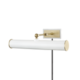 Holly Plug-In Picture Light - Aged Brass/Soft Off White | ready to ship!