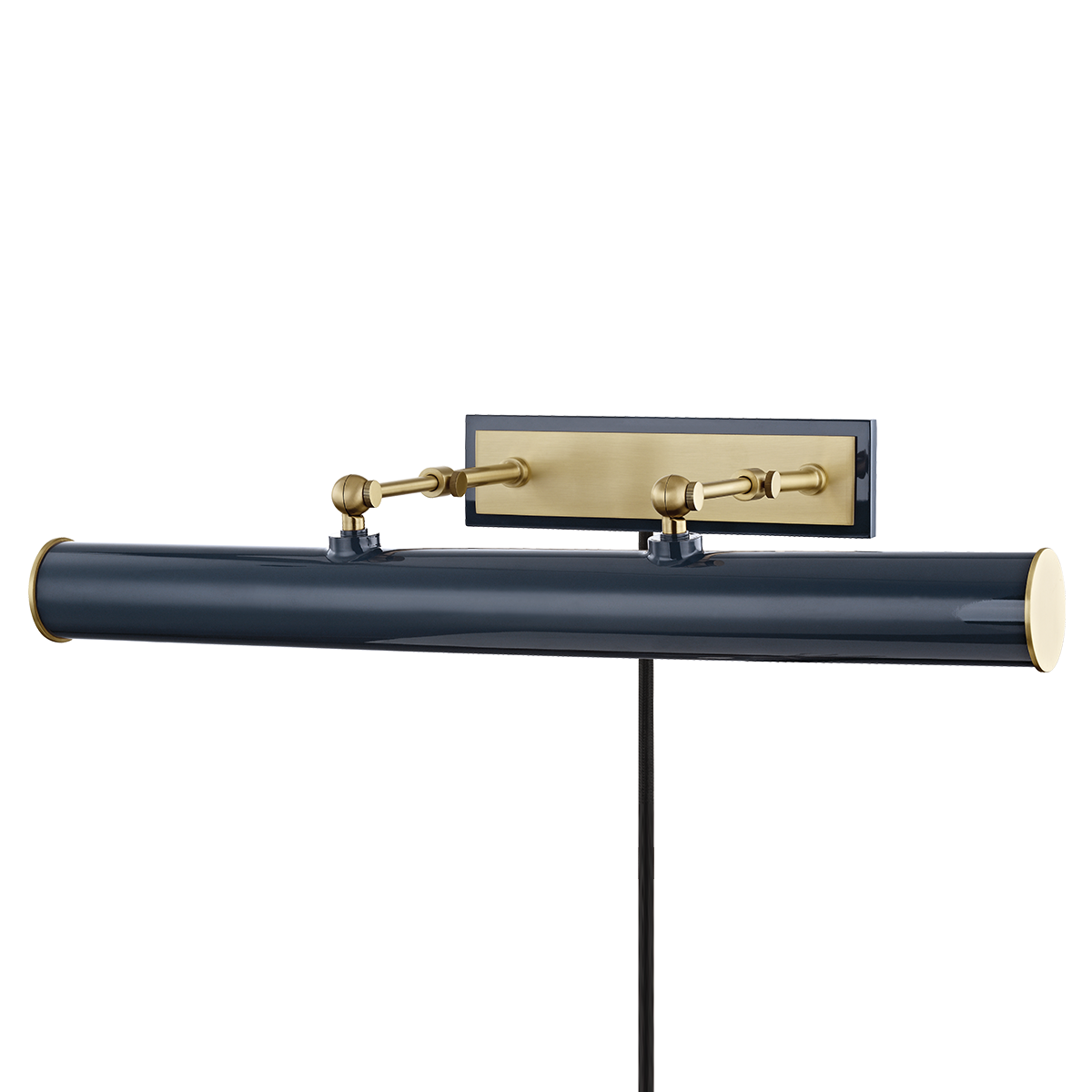 Holly Plug-In Picture Light - Aged Brass/Navy | shipping 12/13/2025