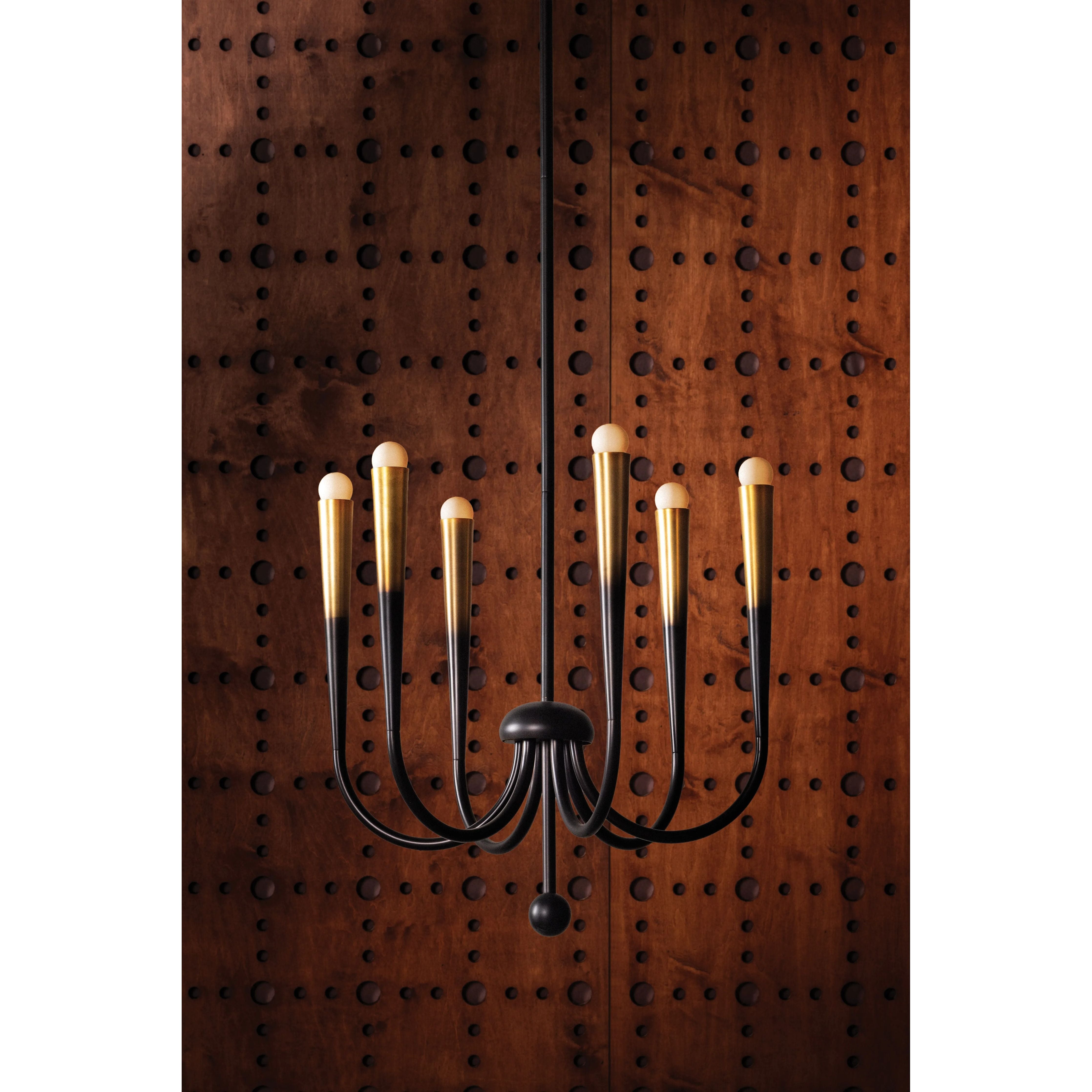 Adley is a sculptural, free-form family of fixtures with an inherent sense of fluidity. This soft take on geometric lighting leads you on a visual voyage with its unique Gradient Bronze finish. Transitioning from brass at the light source to a rich bronze, the metal frame draws the eye with its artistic ombre. Amethyst Home provides interior design, new home construction design consulting, vintage area rugs, and lighting in the Nashville metro area.