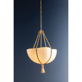 Celebrating the beauty of natural materials, the sophisticated Amberley pendant features a unique natural rope suspension and ethereal opal matte glass shade. Resembling a quatrefoil shape from above, the shade has four scalloped edges that nod to its botanical underpinnings. Amethyst Home provides interior design, new home construction design consulting, vintage area rugs, and lighting in the Newport Beach metro area.