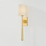 Combining soft materiality and refined form language, the Bridgeton family blends into both modern and classic interiors. Natural silk shades add depth and richness by adding texture to the framework. While the sconce is minimal and timeless, the two sizes of chandelier feature a unique twist on a ring silhouette. Amethyst Home provides interior design, new home construction design consulting, vintage area rugs, and lighting in the Boston metro area.