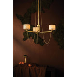 Playing with the concept of jewelry as installation, Bunda mixes structure and fluidity to create eye-catching drama. Finished in Vintage Brass, delicate rope chains dangle and loop across the streamlined arms of this 3- or 9-light chandelier. Amethyst Home provides interior design, new home construction design consulting, vintage area rugs, and lighting in the San Diego metro area.