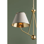 The Burghley family channels a tailored aesthetic with clean lines and sleek metal shades. Featuring Mark D. Sikes’ signature brass ball detail as well as stylish bolts securing the shades, Burghley makes heritage-inspired silhouettes feel fresh. Amethyst Home provides interior design, new home construction design consulting, vintage area rugs, and lighting in the Winter Garden metro area.