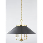 This classic metal shade design feels special with fresh finish combinations and sleek, heritage-inspired details. The contrastiing Aged Brass accents and modern gooseneck arm allow the pendants and sconce an updated, yet classic feel. The tapered shade over a five-light candelabra give the chandelier new traditional appeal. Amethyst Home provides interior design, new home construction design consulting, vintage area rugs, and lighting in the Laguna Beach metro area.