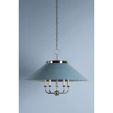 This classic metal shade design feels special with fresh finish combinations and sleek, heritage-inspired details. The contrastiing Aged Brass accents and modern gooseneck arm allow the pendants and sconce an updated, yet classic feel. The tapered shade over a five-light candelabra give the chandelier new traditional appeal. Amethyst Home provides interior design, new home construction design consulting, vintage area rugs, and lighting in the San Diego metro area.