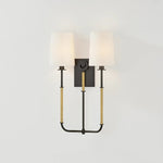 The antique-inspired silhouette of the Glenmont sconce is slender and refined with machine-led hardware. Each stem features a horizontal knurl resembling a screw, adding texture and a contemporary feel to the fixture. Amethyst Home provides interior design, new home construction design consulting, vintage area rugs, and lighting in the Omaha metro area.