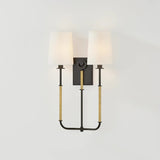 The antique-inspired silhouette of the Glenmont sconce is slender and refined with machine-led hardware. Each stem features a horizontal knurl resembling a screw, adding texture and a contemporary feel to the fixture. Amethyst Home provides interior design, new home construction design consulting, vintage area rugs, and lighting in the Omaha metro area.
