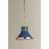 The Highclere family blends industrial and classic elements to create a modern, elevated basic. Etched for added texture, the clear optic glass shade creates a beautiful diffusion of light while the bell-shaped silhouette of the shade is accented by Mark D. Sikes' signature brass screw detailing. Amethyst Home provides interior design, new home construction design consulting, vintage area rugs, and lighting in the Monterey metro area.