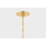 The Highclere family blends industrial and classic elements to create a modern, elevated basic. Etched for added texture, the clear optic glass shade creates a beautiful diffusion of light while the bell-shaped silhouette of the shade is accented by Mark D. Sikes' signature brass screw detailing. Amethyst Home provides interior design, new home construction design consulting, vintage area rugs, and lighting in the Seattle metro area.