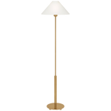 Featuring Hackney Floor Lamp Hand-Rubbed Antique Brass by Visual Comfort at Amethyst Home. Indulge in the timeless sophistication of our Hackney Floor Lamp. Crafted with a hand-rubbed antique brass finish, this exquisite piece will elevate any space with its elegant presence. A perfect addition to your home, this floor lamp exudes luxury and exclusivity.
Overall Dimensions: 14" . Amethyst Home provides interior design, new construction, custom furniture, and area rugs in the Kansas City metro area