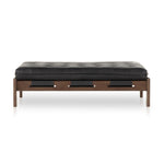 A Seventies-era style inspired by a flea market find. Top-grain leather features dramatic tufting with sling detailing and wide ash framing below. Sourced from one of the oldest family-owned tanneries in Italy's Bassano del Grappa, heirloom leather is salvaged and processed from upcycled hides featuring an abundance of natural markings, scars and color variations. Amethyst Home provides interior design, new construction, custom furniture, and area rugs in the Des Moines metro area