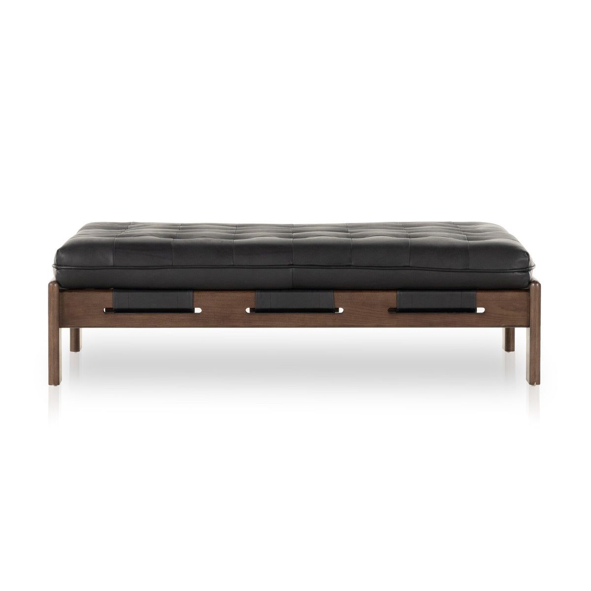 Halston Heirloom Black Cocktail Ottoman | shipping 09/15/2025
