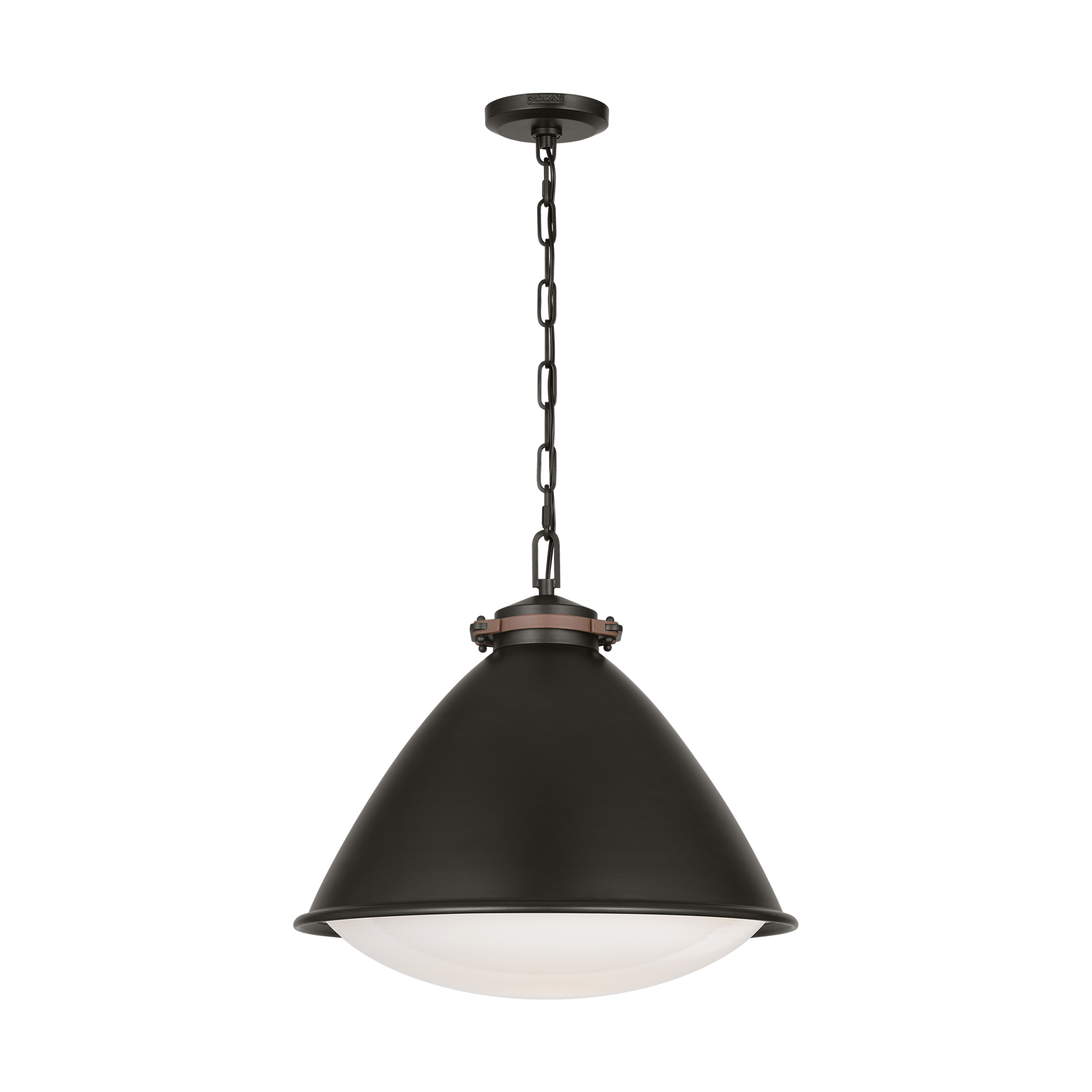 Featuring Hayward Large Pendant Aged Iron by Visual Comfort at Amethyst Home. Indulge in luxury with our Hayward Large Pendant in Aged Iron. This exquisite pendant creates a stunning focal point in any room, with its elegant design and timeless beauty. Add a touch of sophistication and style to your space with this must-have piece.
Overall Dimensions: 18" L x 18" W x 17.125" H. Amethyst Home provides interior design, new construction, custom furniture, and area rugs in the Omaha metro area