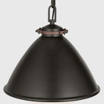 Featuring Hayward Medium Pendant Aged Iron by Visual Comfort at Amethyst Home. Introducing the Hayward Medium Pendant, crafted with aged iron and designed to elevate any space. Its sleek and sophisticated pendant design adds a touch of luxury to your home. Light up your room with this elegant piece, perfect for creating an exclusive, refined ambiance.
Overall Dimensions: 13" L x 13. Amethyst Home provides interior design, new construction, custom furniture, and area rugs in the Portland metro area