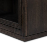 Hepburn Wide Cabinet - Dark Anthracite Oak Veneer
