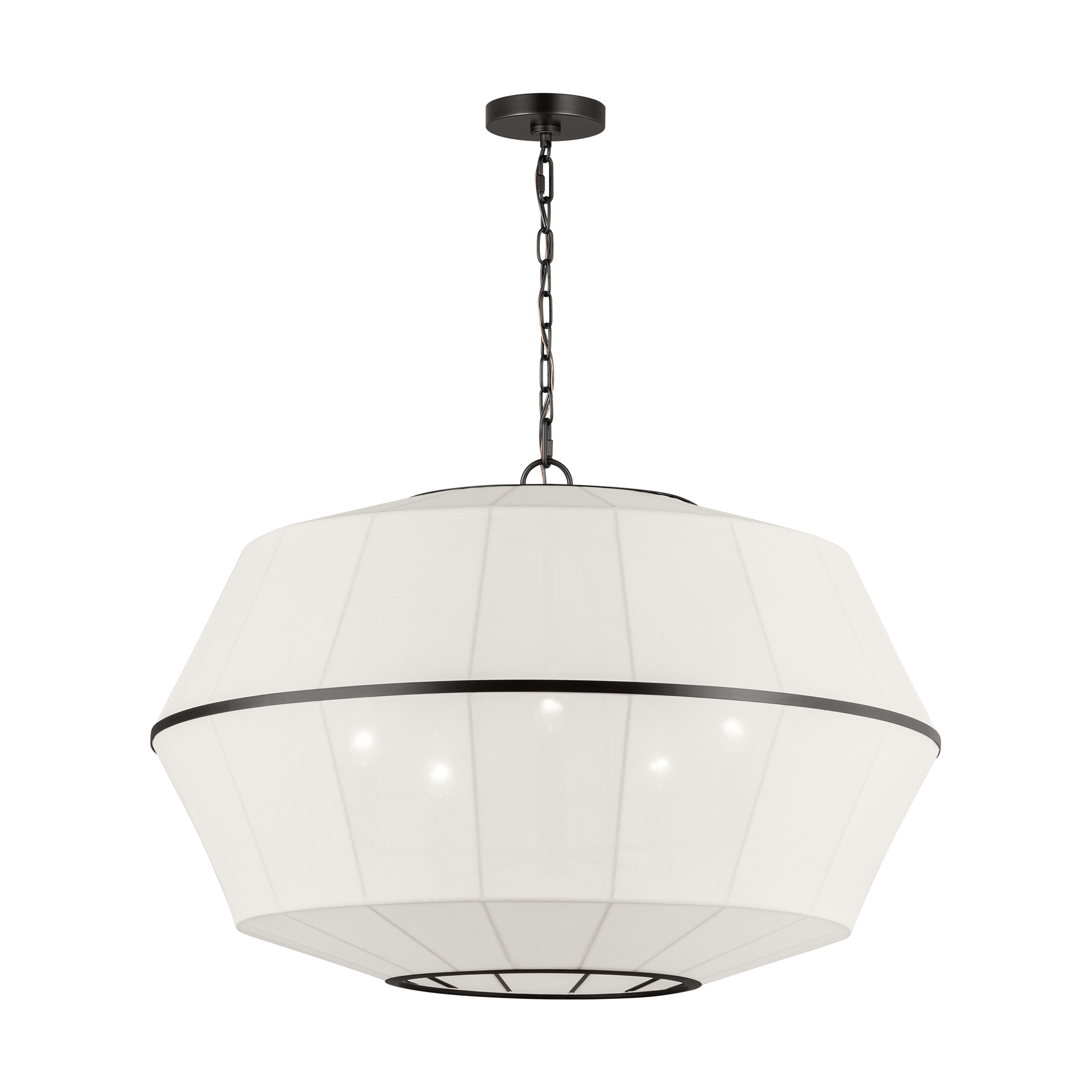 Featuring Hikari Wide Lantern Aged Iron by Visual Comfort at Amethyst Home. Illuminate your space with the Hikari Wide Lantern. Crafted with aged iron, this lantern exudes a timeless elegance. Perfect for adding ambiance to your home or outdoor setting.
Overall Dimensions: 32.25" L x 32.25" W x 21.75" H. Amethyst Home provides interior design, new construction, custom furniture, and area rugs in the Miami metro area