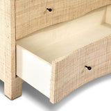 Hollis 8 Drawer Dresser - Natural Fleck Raffia | shipping 10/10/2026