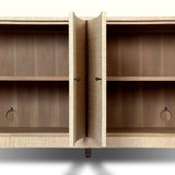 Hollis Sideboard - Natural Fleck Raffia | shipping 09/25/2026