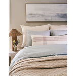 <p>Transform your bed into the ultimate retreat. Hunter brings the signature details of our bestselling Logan collection to a new earthy color palette. The natural texture of Hunter’s 100% hand-loomed linen (a rarity in today’s machine-made world), in warm heathered tones, envelopes you in a luxurious sense of calm. Amethyst Home provides interior design, new construction, custom furniture, and area rugs in the Monterey metro area
