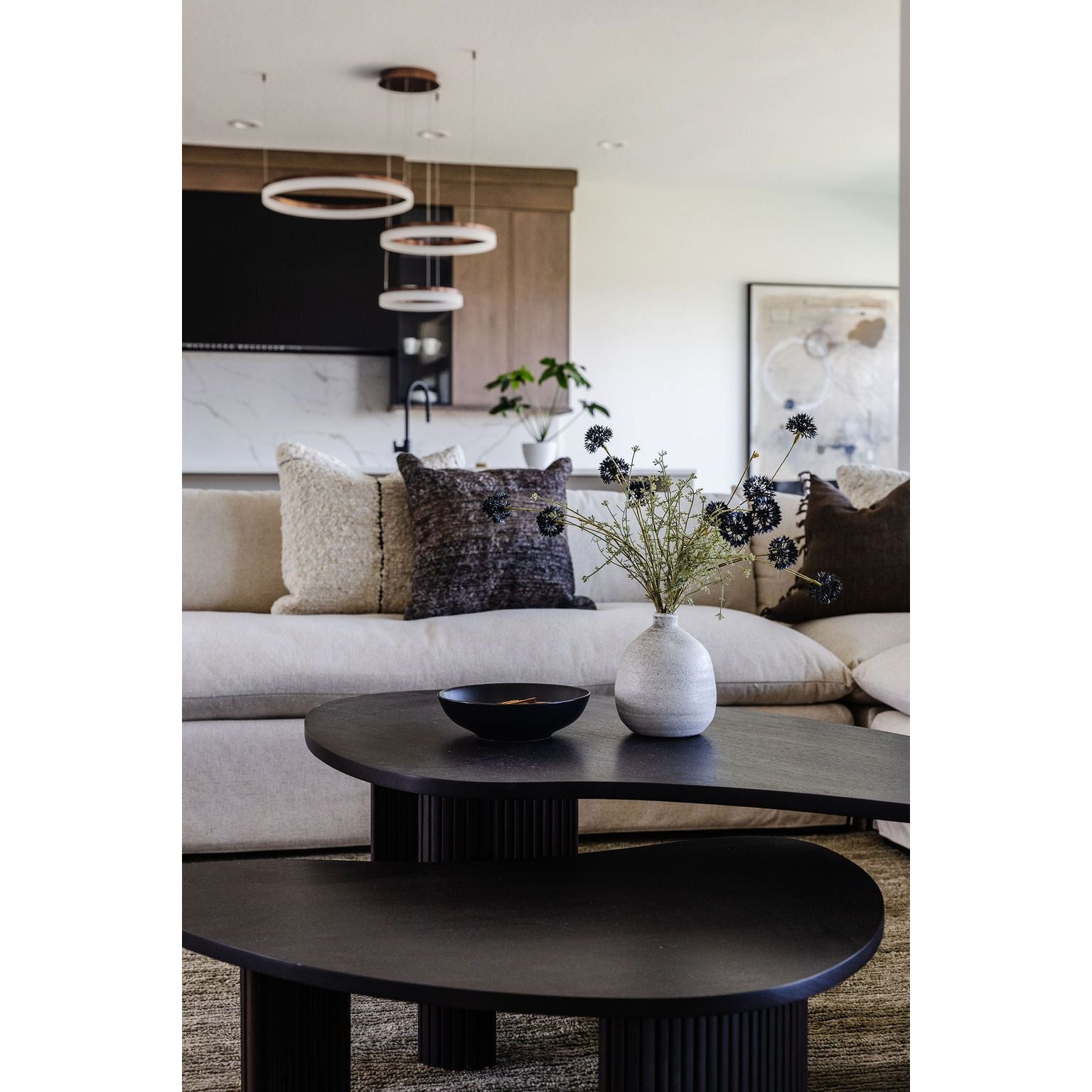 Mahogany Boomerang Coffee Table - Small | ready to ship!