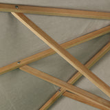 Baska Outdoor Rectangular Umbrella - Fine Sanded Teak-Fsc / Ibiza Mole - Ibiza Mole