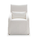 Stonewash Linen Optic White Grade I | Verellen Fabric Sample