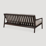 Featuring Jack Ivory Mahogany Dark Brown Sofa by Ethnicraft at Amethyst Home. Alluring from every angle, luxuriant shapes and curves form the basis of the Jack collection. This sofa's clean lines are inspired by Scandinavian modernism, reinforcing a classic, vintage, feel that can be passed on to generations ahead.Weight : 88 lb Dimensions: 34.5 in W x 73 in L x 29.5 in HBackrest . Amethyst Home provides interior design, new construction, custom furniture, and area rugs in the Calabasas metro area