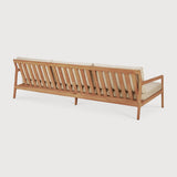 Featuring Jack Natural Teak Outdoor Sofa by Ethnicraft at Amethyst Home. Alluring from every angle, luxuriant shapes and curves form the basis of the Jack collection. Featuring upholstery woven in Belgium, the Jack offers clean, classic lines with a modern touch. Every detail has been meticulously crafted to ensure comfort and elegance while enjoying the outdoors.Backrest Density : . Amethyst Home provides interior design, new construction, custom furniture, and area rugs in the Seattle metro area