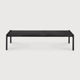 Featuring Jack Teak Black Outdoor Coffee Table by Ethnicraft at Amethyst Home. Alluring from every angle, luxuriant shapes and curves form the basis of the Jack collection. Designed to attract attention with the same clean and classic lines, place the Jack coffee table as a single item or arranged together in a composition specific to your needs.Brushed : YesCollection : JackFinis. Amethyst Home provides interior design, new construction, custom furniture, and area rugs in the Calabasas metro area