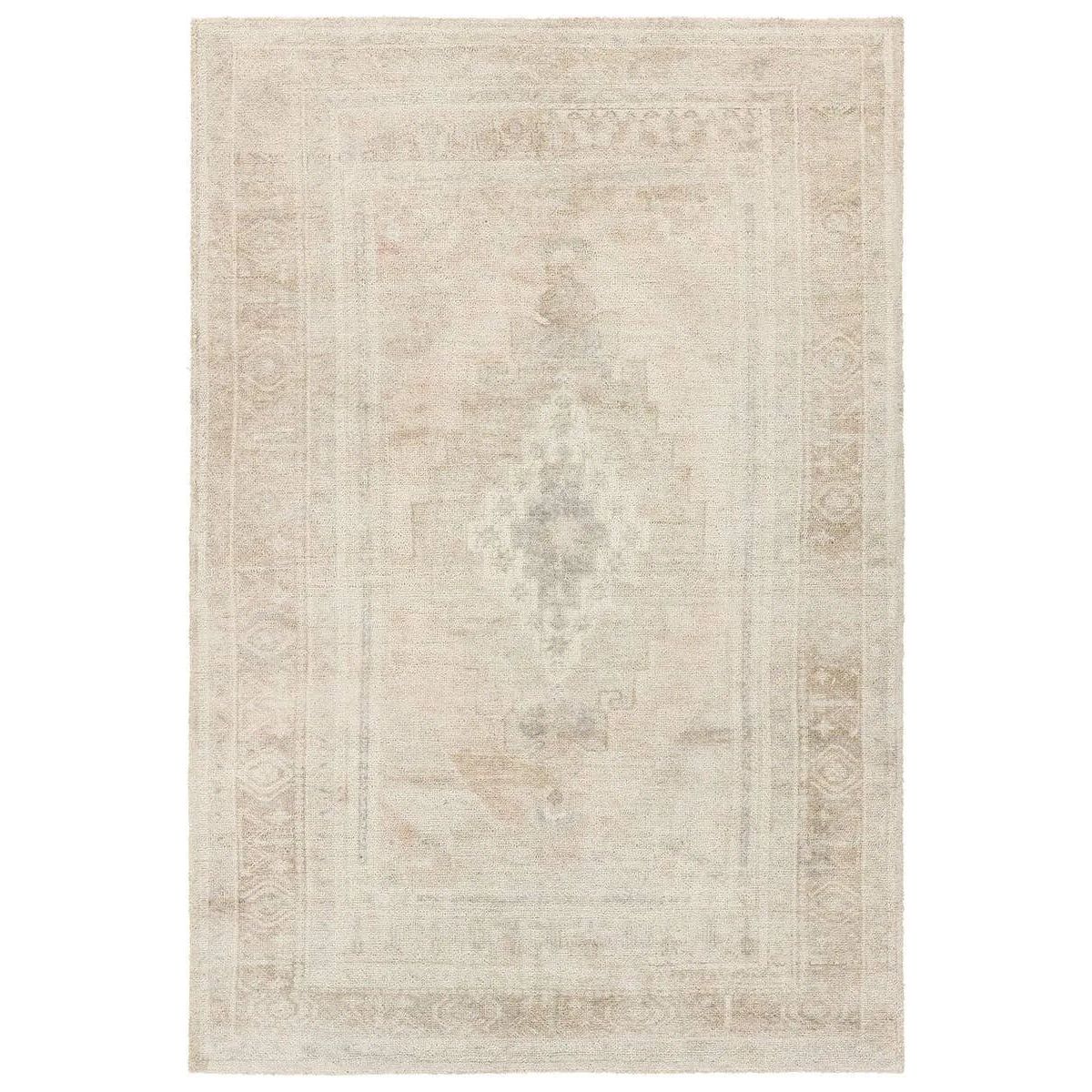 The Adorn design features a traditional medallion motif, set against a warm tan and beige backdrop with subtle accents. Its vintage, distressed look adds character and charm, making it feel like a cherished heirloom from the very first step.Hand Tufte Amethyst Home provides interior design, new home construction design consulting, vintage area rugs, and lighting in the San Diego metro area.