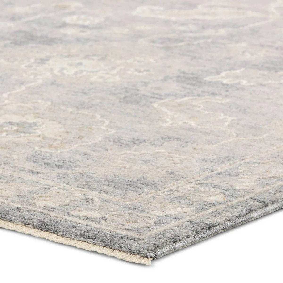 Featuring Alara Rug by Jaipur Living at Amethyst Home. Elegant and classic, the Alara design presents a largely sought-after Oushak-inspired pattern in a durable, powerloomed construction. The beautiful blue and gray oriental pattern effortlessly elevates any medium-traffic indoor setting. Space-dyed polyester introduces subtle, intriguing color variation, . Amethyst Home provides interior design, new home construction design consulting, vintage area rugs, and lighting in the San Diego metro area.