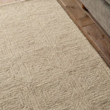 Featuring Kafes Aleric Rug by Jaipur Living at Amethyst Home. The Kafes Aleric embraces minimalist geometry with a modern, tranquil aesthetic. The Aleric design is tufted directionally to form strong, harmonious lines, creating concentric rectangles that radiate outward. Balancing structured design with natural fluidity, this breathable piece allows air to. Amethyst Home provides interior design, new home construction design consulting, vintage area rugs, and lighting in the Alpharetta metro area.