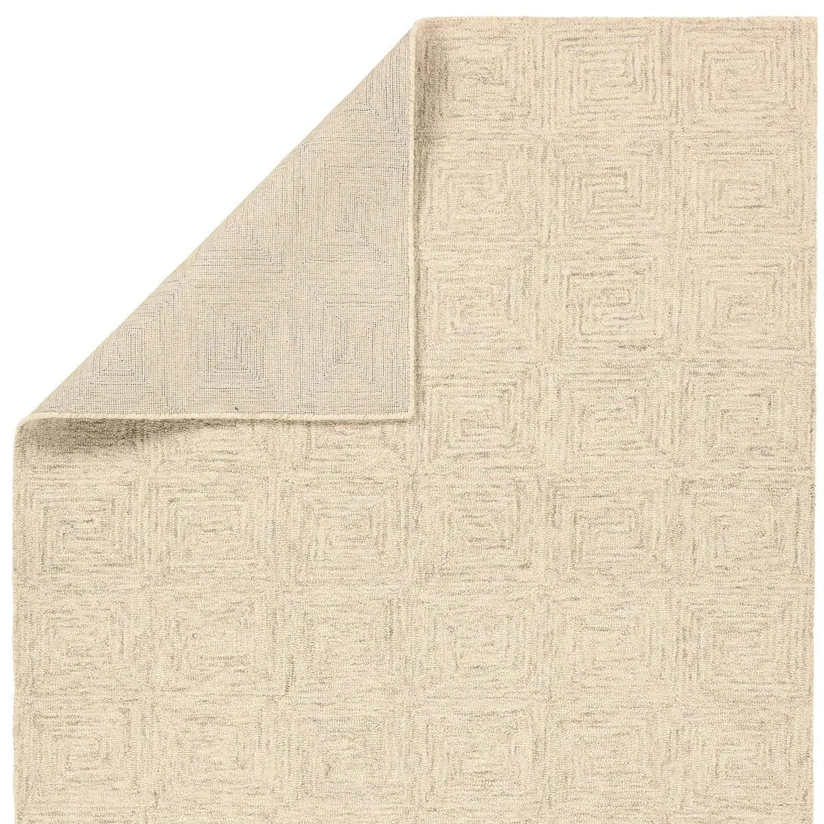 The Kafes Aleric embraces minimalist geometry with a modern, tranquil aesthetic. The Aleric design is tufted directionally to form strong, harmonious lines, creating concentric rectangles that radiate outward. Amethyst Home provides interior design, new home construction design consulting, vintage area rugs, and lighting in the Omaha metro area.