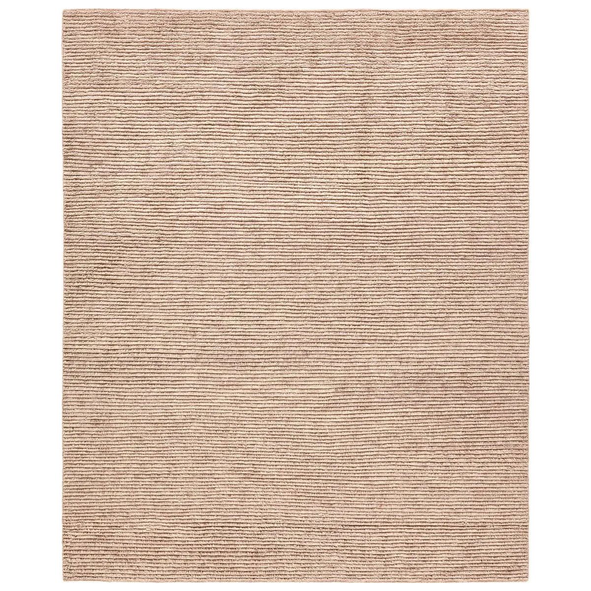 Drawing inspiration from Moroccan textiles, Alpine showcases the beauty in simplicity. Durable wool is hand-knotted onto a cotton foundation to create this high-piled accent piece. Its solid beige design instantly adds warmth and comfort to any indoor, medium-traffic setting.Hand Knotte Amethyst Home provides interior design, new home construction design consulting, vintage area rugs, and lighting in the Des Moines metro area.