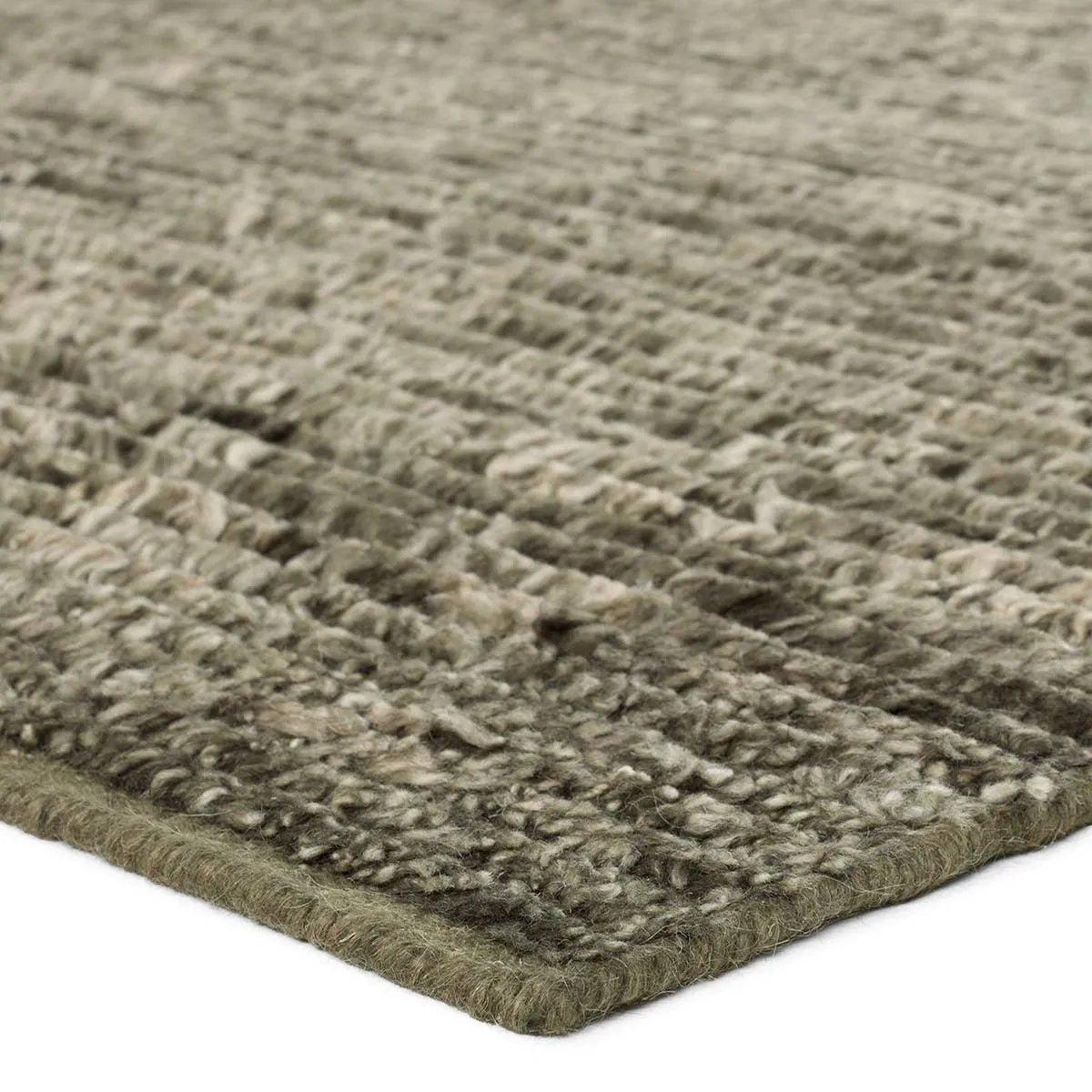 Drawing inspiration from Moroccan textiles, Alpine showcases the beauty in simplicity. Durable wool is hand-knotted onto a cotton foundation to create this high-piled accent piece. Its solid green design instantly adds warmth and comfort to any indoor, medium-traffic setting.Hand Knotte Amethyst Home provides interior design, new home construction design consulting, vintage area rugs, and lighting in the Des Moines metro area.
