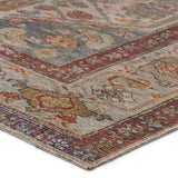 The Canteena Arkansas combines the charm of timeless designs with easy-care, livability for any home or lifestyle. The Arkansas design delights with medallions and intricate floral borders in hues of red, blue, gold, and gray. Amethyst Home provides interior design, new home construction design consulting, vintage area rugs, and lighting in the Nashville metro area.
