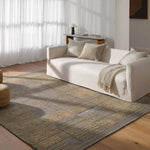 Featuring Aytana Hand-Knotted Rug by Jaipur Living at Amethyst Home. Beauty is on the horizon with the Bezem Aytana. The Aytana design features a contemporary linear pattern for subtle visual depth. Hand-knotted from easy-care wool with a high-low pile, this piece is as practical as it is captivating—a true testament to modern craftsmanship.Hand Knotted100. Amethyst Home provides interior design, new home construction design consulting, vintage area rugs, and lighting in the Alpharetta metro area.