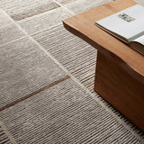 Featuring Aytana Hand-Knotted Rug by Jaipur Living at Amethyst Home. Beauty is on the horizon with the Bezem Aytana. The Aytana design features a mid-century linear pattern for subtle visual depth. Hand-knotted from easy-care wool with a high-low pile, this piece is as practical as it is captivating—a true testament to modern craftsmanship.Hand Knotted100%. Amethyst Home provides interior design, new home construction design consulting, vintage area rugs, and lighting in the Alpharetta metro area.