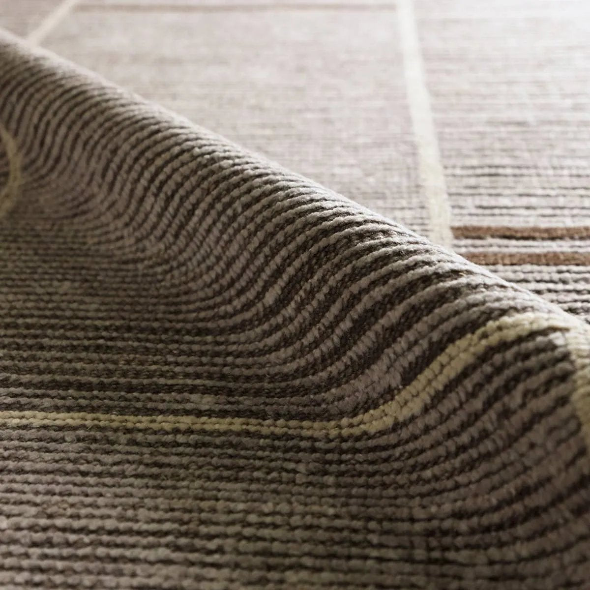 Featuring Aytana Hand-Knotted Rug by Jaipur Living at Amethyst Home. Beauty is on the horizon with the Bezem Aytana. The Aytana design features a mid-century linear pattern for subtle visual depth. Hand-knotted from easy-care wool with a high-low pile, this piece is as practical as it is captivating—a true testament to modern craftsmanship.Hand Knotted100% Wo. Amethyst Home provides interior design, new home construction design consulting, vintage area rugs, and lighting in the Houston metro area.