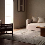Featuring Aytana Hand-Knotted Rug by Jaipur Living at Amethyst Home. Beauty is on the horizon with the Bezem Aytana. The Aytana design features a mid-century linear pattern for subtle visual depth. Hand-knotted from easy-care wool with a high-low pile, this piece is as practical as it is captivating—a true testament to modern craftsmanship.Hand Knotted100% W. Amethyst Home provides interior design, new home construction design consulting, vintage area rugs, and lighting in the Monterey metro area.