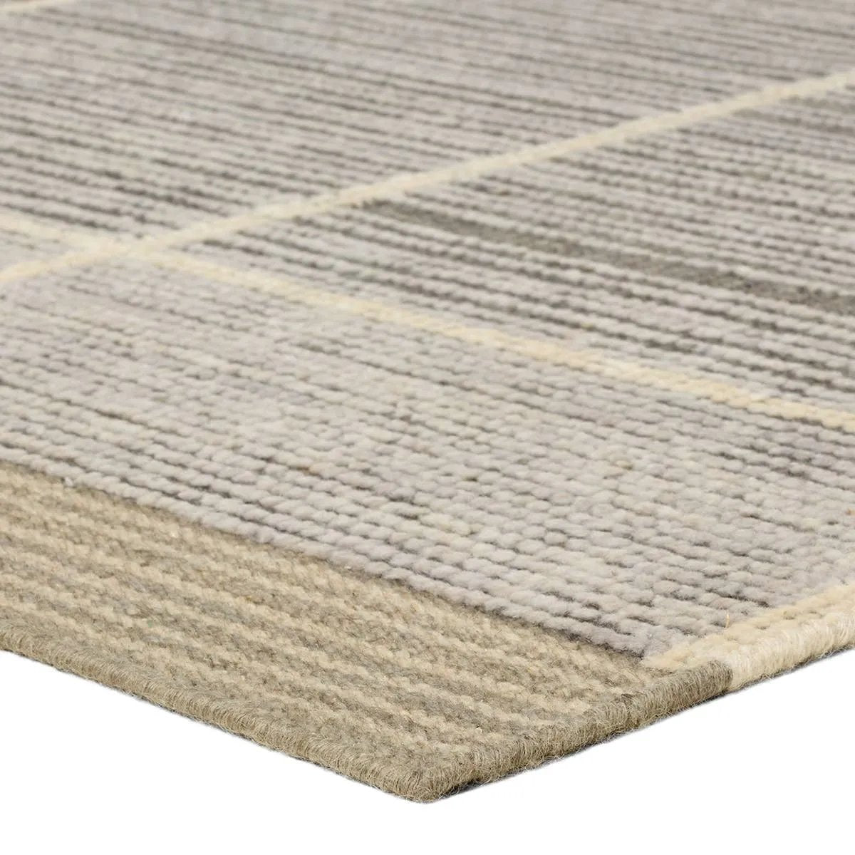 Beauty is on the horizon with the Bezem Aytana. The Aytana design features a mid-century linear pattern for subtle visual depth. Hand-knotted from easy-care wool with a high-low pile, this piece is as practical as it is captivating—a true testament to modern craftsmanship.Hand Knotte Amethyst Home provides interior design, new home construction design consulting, vintage area rugs, and lighting in the San Diego metro area.