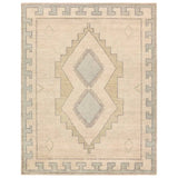 Featuring Azzurro Hand-Knotted Rug by Jaipur Living at Amethyst Home. Classic in pattern, modern in palette—the Azzurro rug offers the best of both worlds. A light green medallion motif unfolds across a soft cream backdrop, balancing timeless elegance with contemporary sensibility. Hand-carded wool lends a rich, organic texture—an ideal foundation for medium-t. Amethyst Home provides interior design, new home construction design consulting, vintage area rugs, and lighting in the Austin metro area.