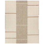 Earthy white and brown tones come together in a mesmerizing linear design, infusing the Bastien rug with contemporary elegance. Hand-knotted from a luxe wool pile, its luminous sheen highlights every intricate detail.Handwove Amethyst Home provides interior design, new home construction design consulting, vintage area rugs, and lighting in the Salt Lake City metro area.